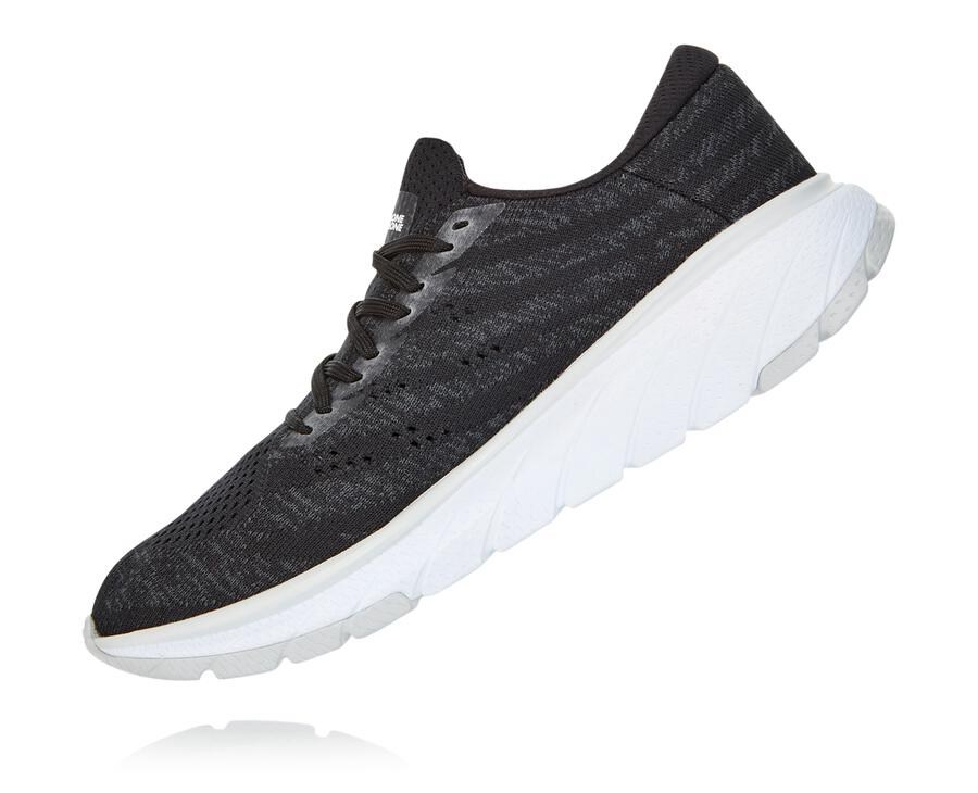 Zapatillas Asfalto Hoka One One Mujer - Cavu 3 - Negras/Blancas - GLS246359